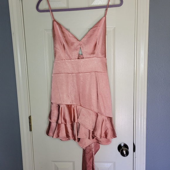 Pink Satin Romper - Picture 5 of 6